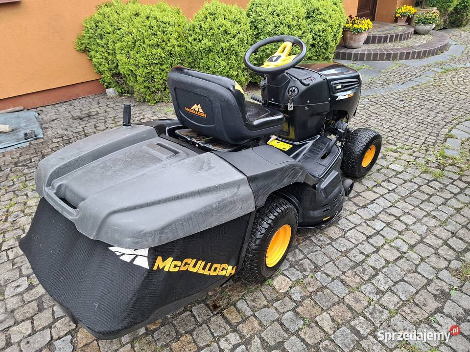 Mc Culloch traktor kosiarka 1 w ogrodach Syców