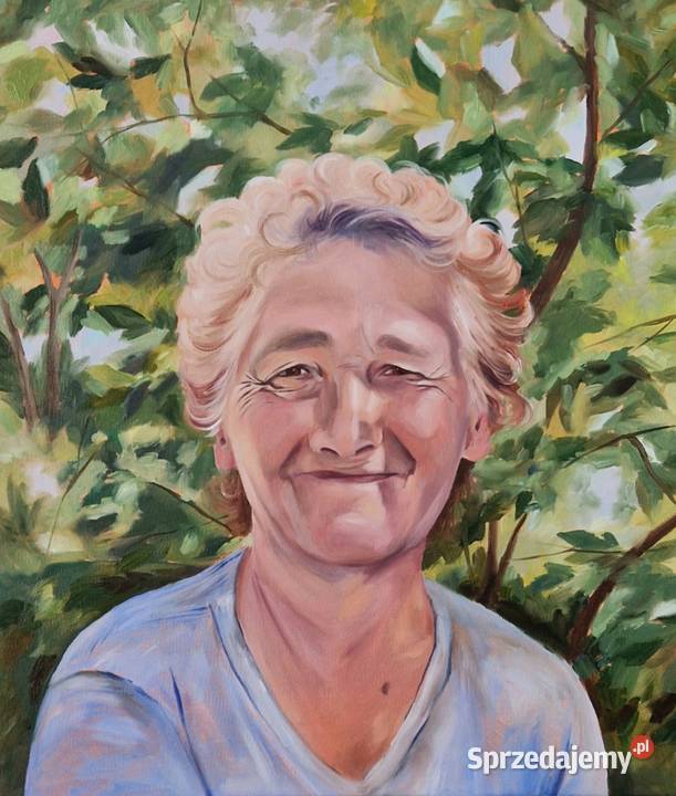 Portret na zamówienie obraz farbami olejnymi mazowieckie Warszawa