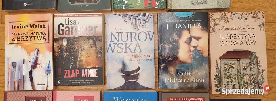 Zestaw 22 książek różnych autorów mazowieckie Warszawa sprzedam