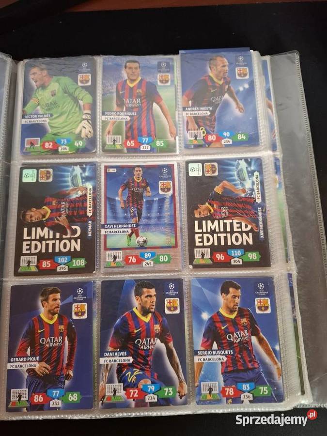 Karty piłkarskie Panini Adrenalyn Champions Pozostałe sprzedam