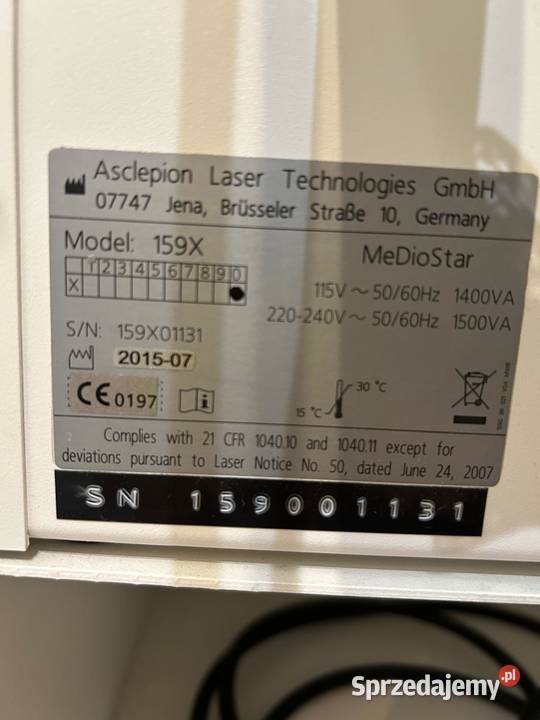Laser MedioStar Next do depilacji i