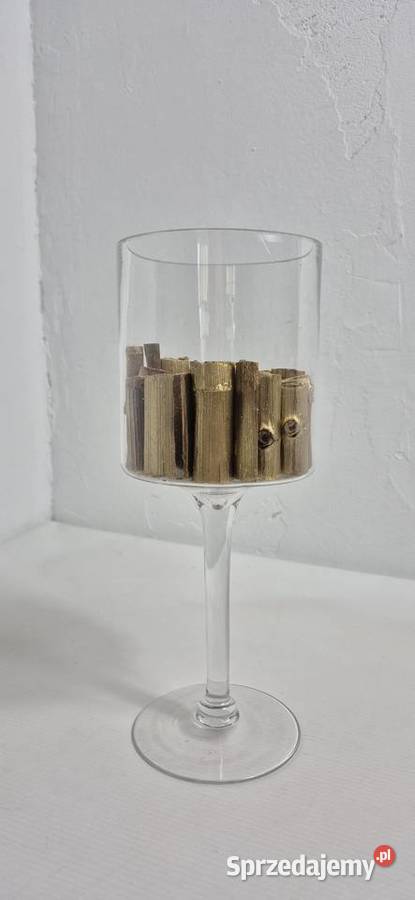 Stylowy Świecznik Złoty Las Handmade BohoModern Biłgoraj