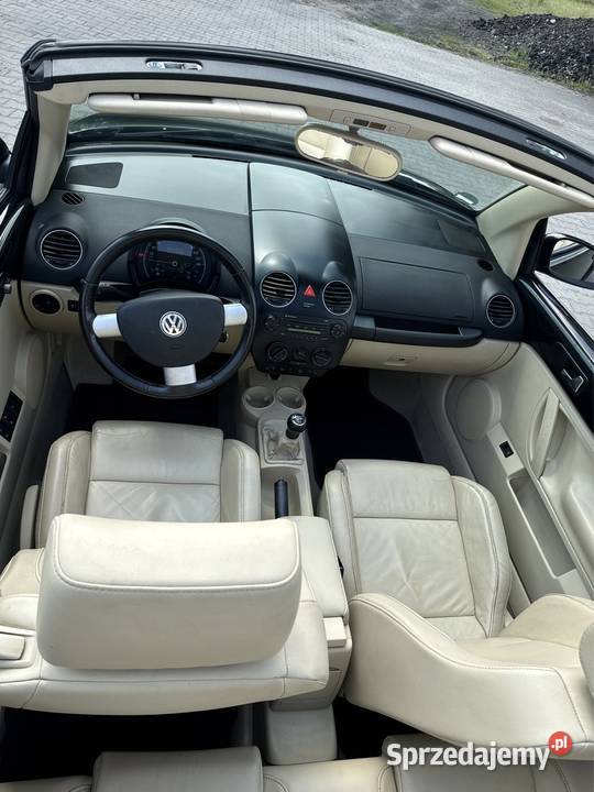 Volkswagen Beetle Cabrio 14 Benzyna 2009 nieuszkodzony Słubice