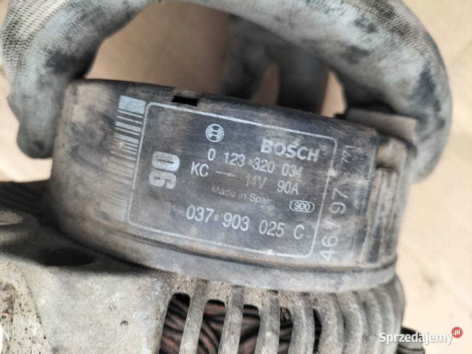 ALTERNATOR 0123320034 037903025C T4 GOLF 2 3 Kamień-Kolonia sprzedam