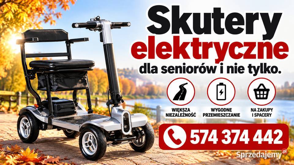 Skuter seniorów i nie Warszawa
