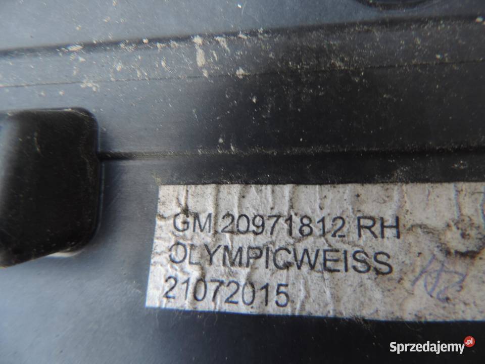 LISTWA OSŁONA SZYBY SŁUPKA PRAWA OPEL ZAFIRA C sprzedam