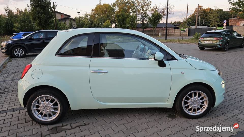 Fiat 500 Lounge MY2017 Miętowy panorama Ruda Śląska