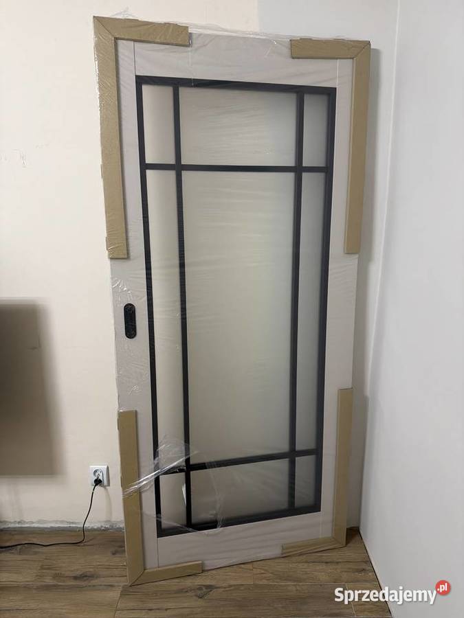 Drzwi Loft przesuwne szyba przezroczysta Drzwi Poznań sprzedam