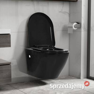 vidaXL Wisząca toaleta bez kołnierza ceramiczna Warszawa
