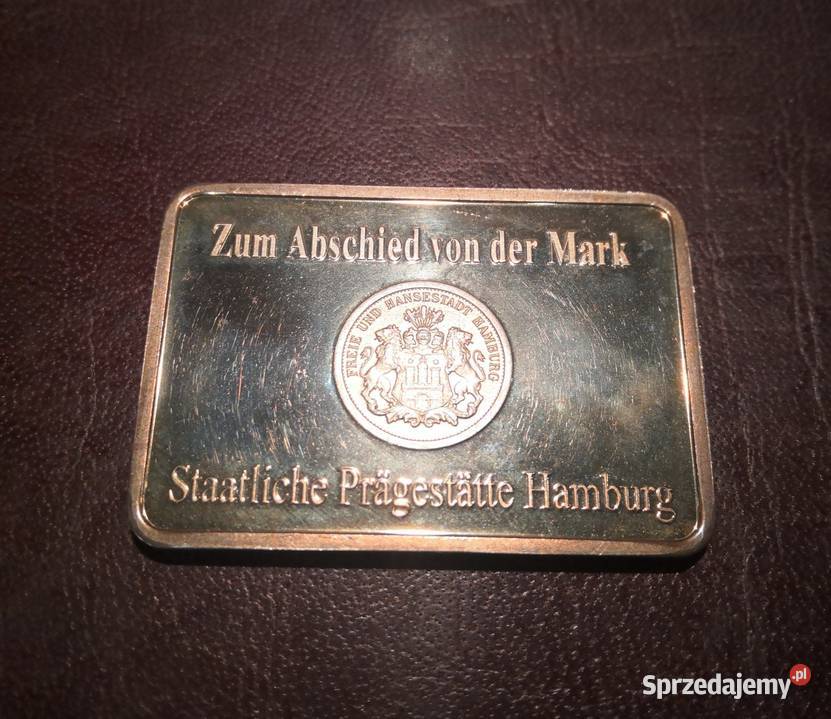 Sztabka srebra Hamburg 227g Pozostałe Lubartów