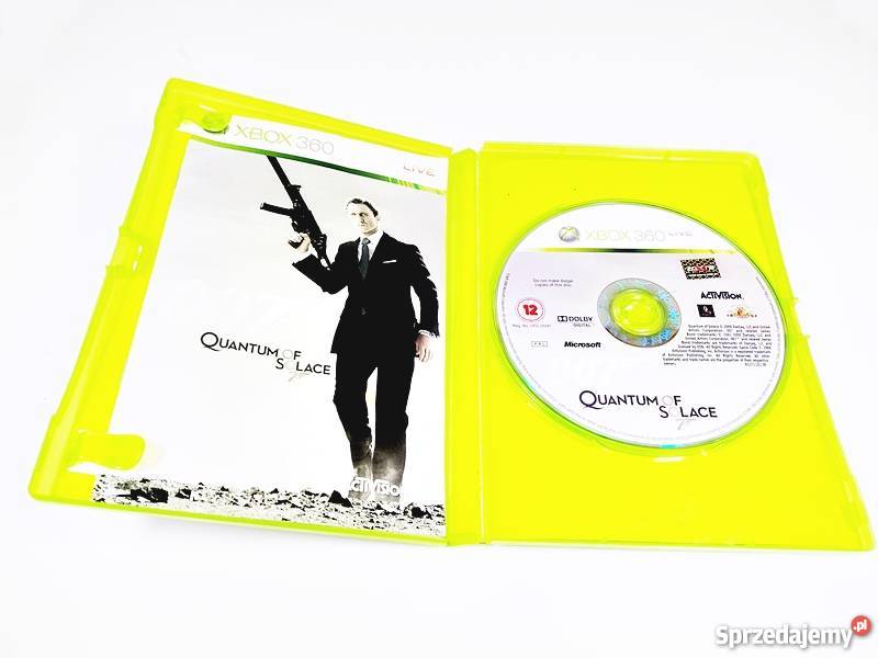 GRA NA XBOX 360 007 QUANTUM OF SOLACE Xbox360 dolnośląskie