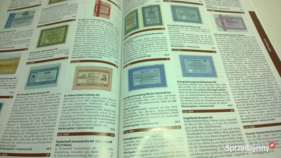 katalog aukcyjny papierów wartościowych 57 Warszawa