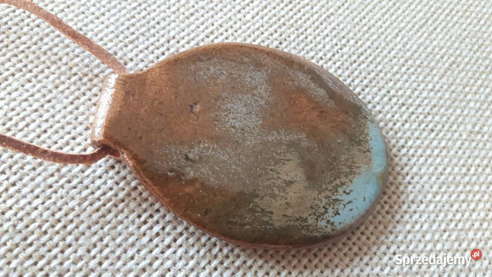 Naszyjnik ceramiczny ręcznie wykonany Otwock