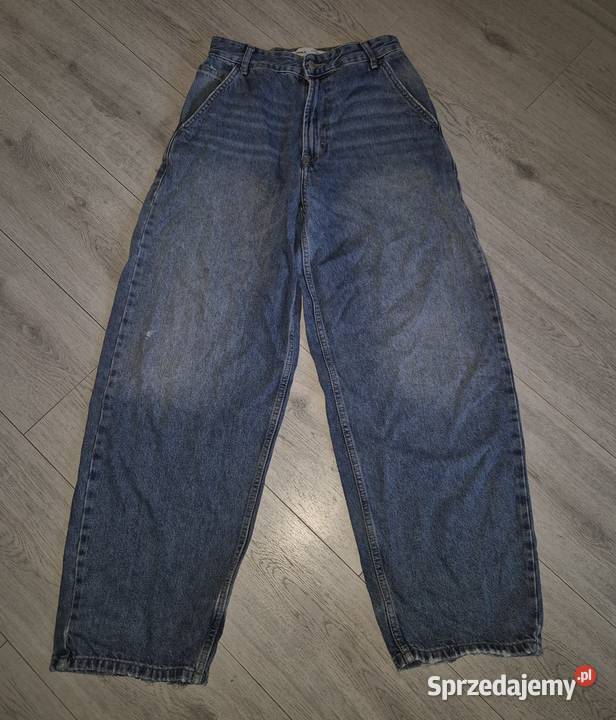 Spodnie jeansowe chłopiec Baggy Bershka 34XS Łódź