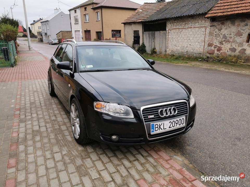 Audi A4 B7 18T LPG 163 SLINE CZARNA PERŁA Rok produkcji 2005 Kolno