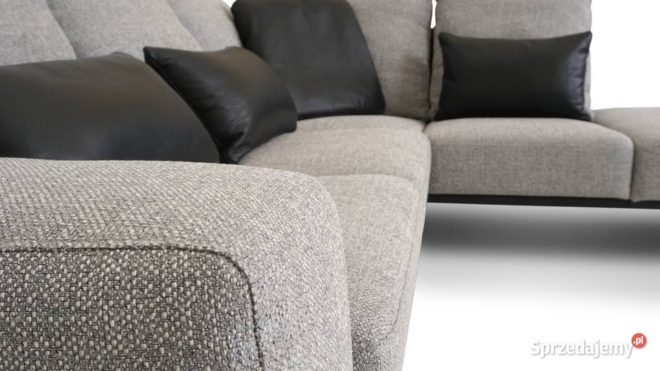 Duży Miękki narożnik Cassino Swobodne Poduszki Woźniki