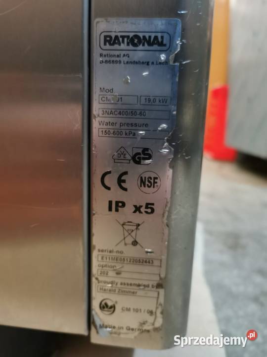 Rational elektryczny 10 półek