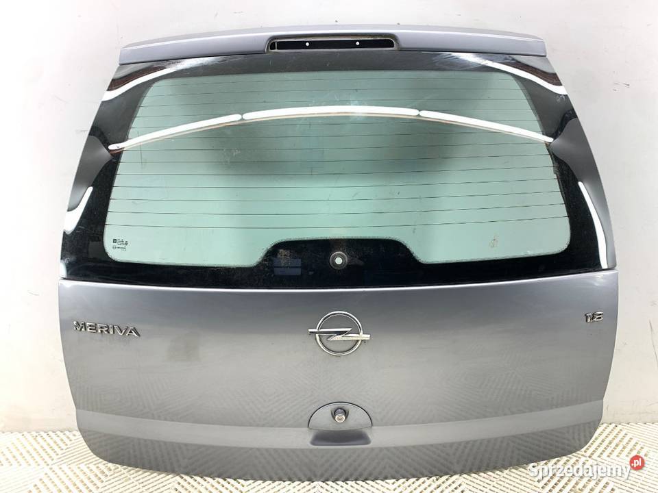 KLAPA TYŁ OPEL MERIVA A Hatchback 0310 SREBRNY