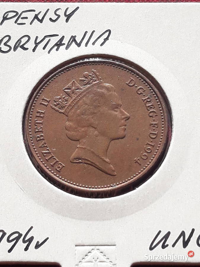 2 Pensy W Brytania 1994 r Mennicze wielkopolskie Konin