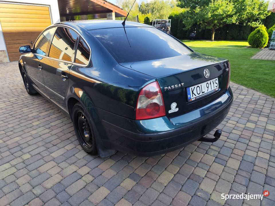 VW passat 19 TDI 130koni 2003r zielony śląskie Krzepice