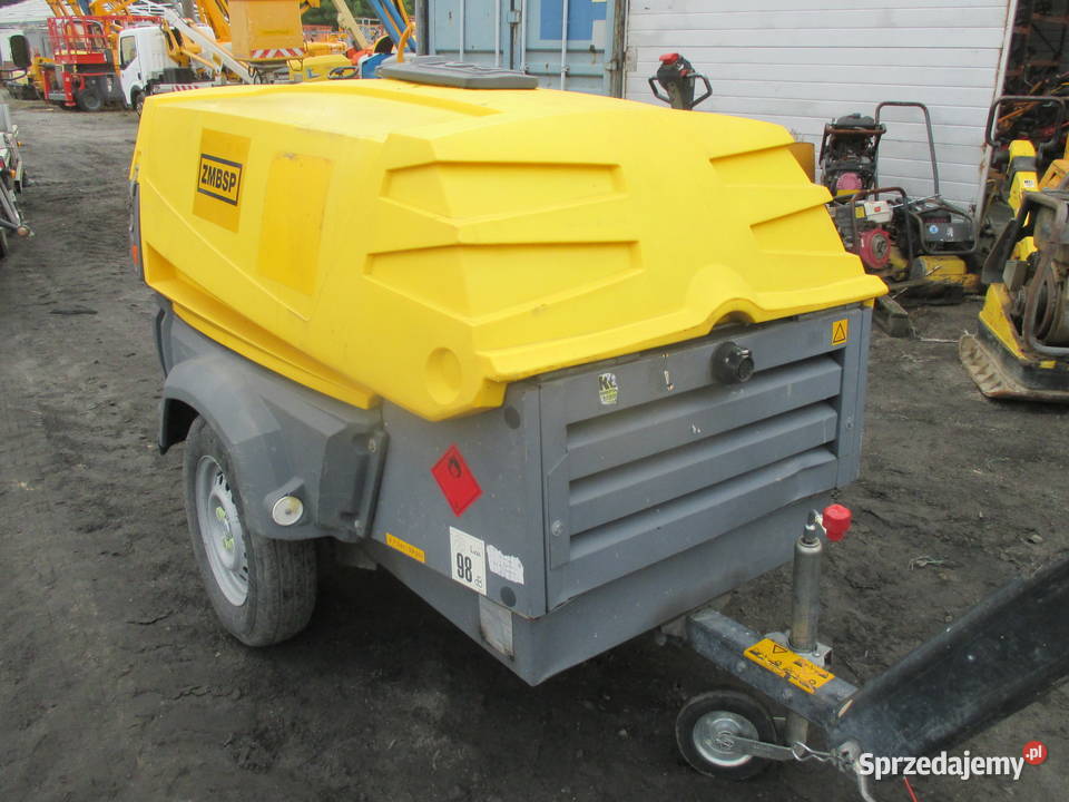 Sprężarka śrubowa kompresor Atlas Copco XAS87KD Pleszew