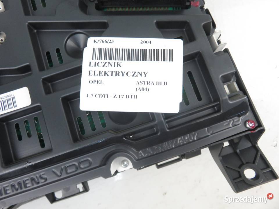 LICZNIK OPEL ASTRA III H 17 CDTI 13142790TF osobowe