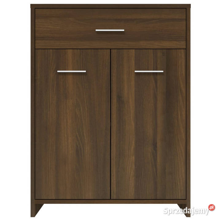 Szafka łazienkowa brązowy dąb 60x33x80 WM815665