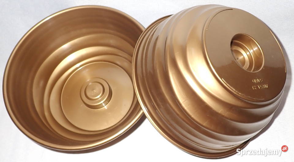 Złote ozdobne miski 24 na stroiki SAND 24 śląskie