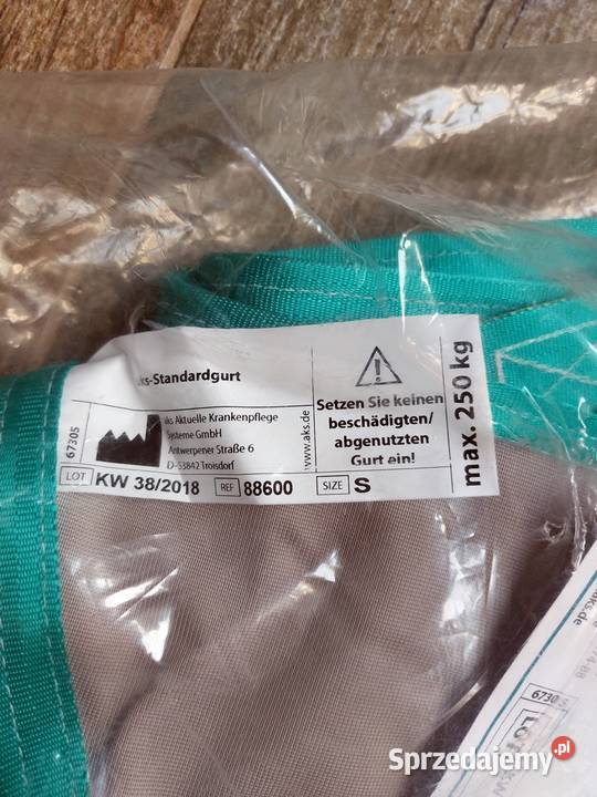 NOWA Chusta uprząż AKS do podnośnika pacjenta S Zawiercie