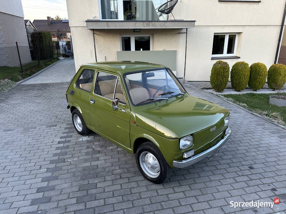 Kultowy Klasyczny Fiat 126 z 1973r nieuszkodzony małopolskie Tomice