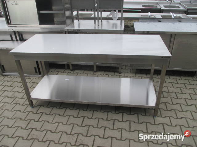 NOWY STÓŁ GASTRONOMICZNY CENTRALNY Z PÓŁKĄ Ostrów Wielkopolski