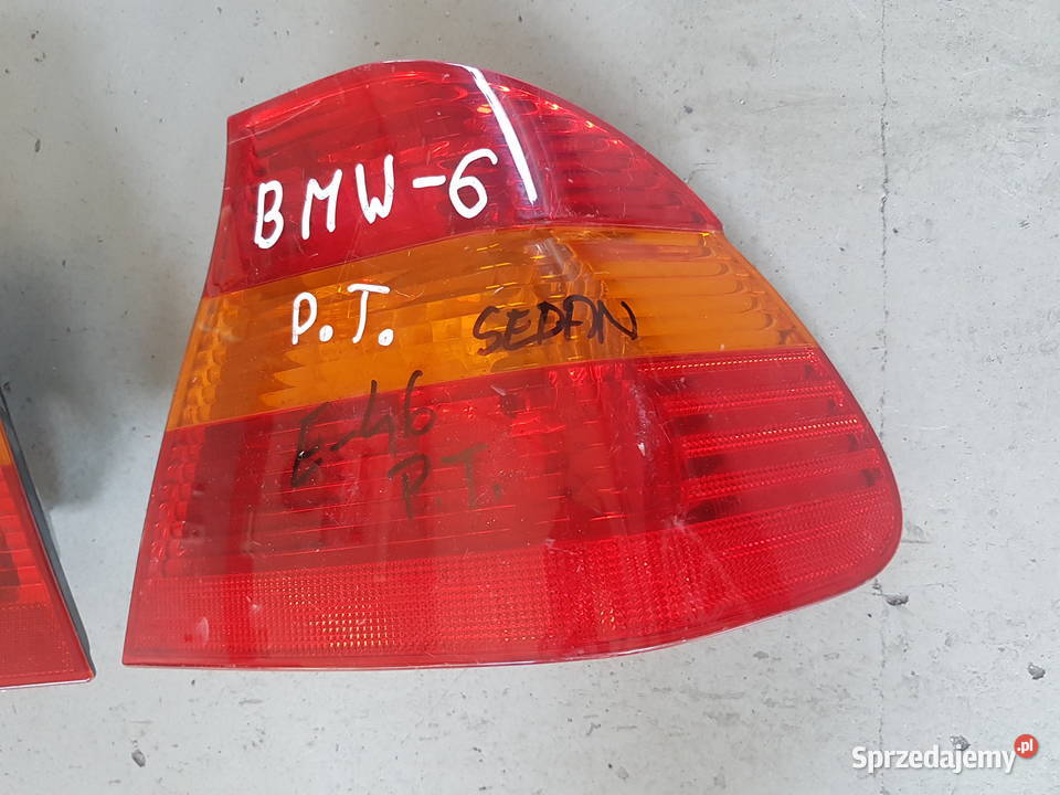 BMW 3 E46 SEDAN 1998 1999 LAMPA TYL LEWA PRAWA Części samochodowe wielkopolskie Turek