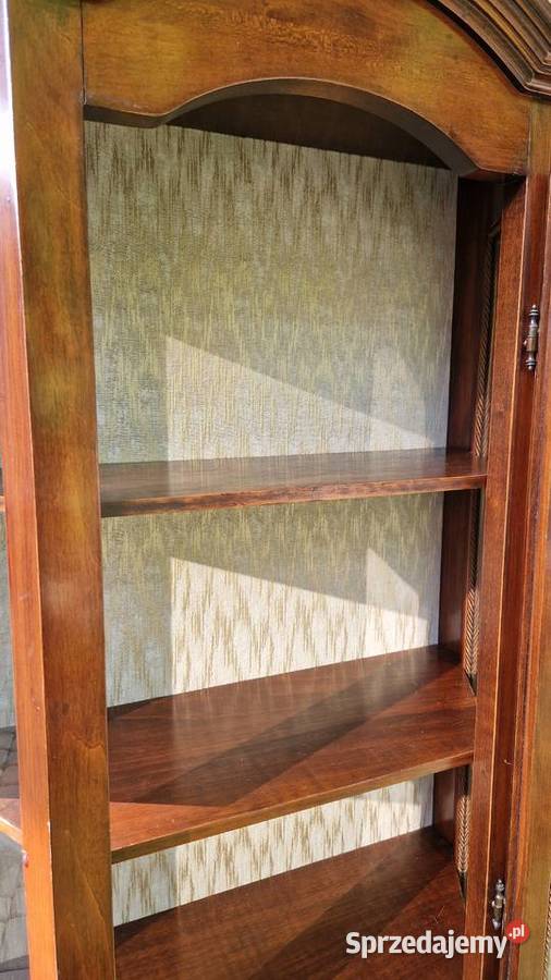 Stylowa drewniana włoska serwantka witryna 180cm Rzeszów sprzedam
