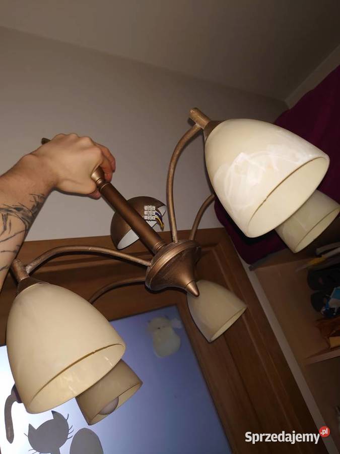 Żyrandol używany 20 letni Stan do wyczyszczenia Radom