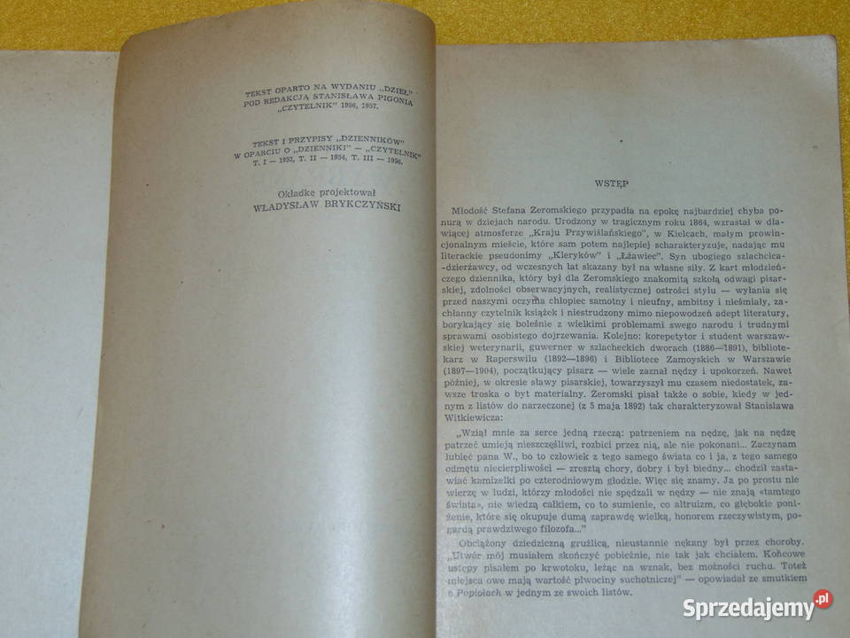 Utwory wybrane Tom I Stefan Żeromski Proza i poezja Lublin
