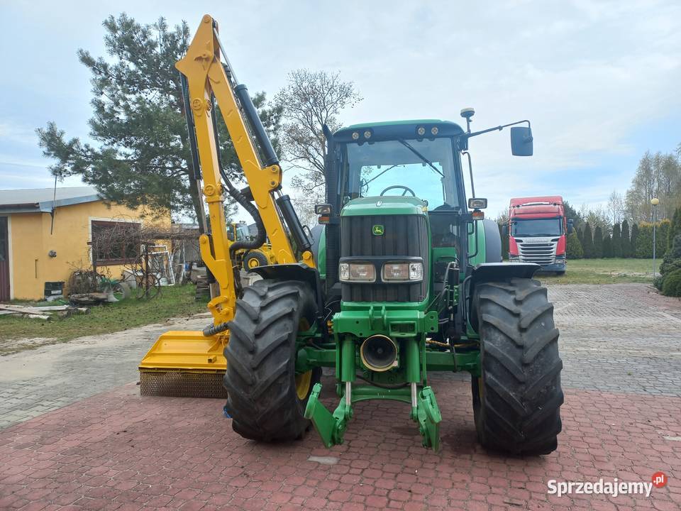 John Deere 6520 Kosiarka 7m do poboczy rowów świętokrzyskie Podchojny