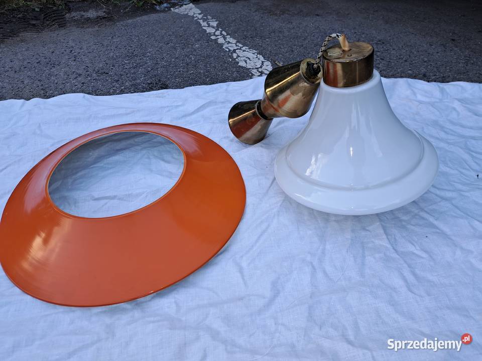 Retro lampa wiszaca kuchenna z lat 60 tych Lubań sprzedam