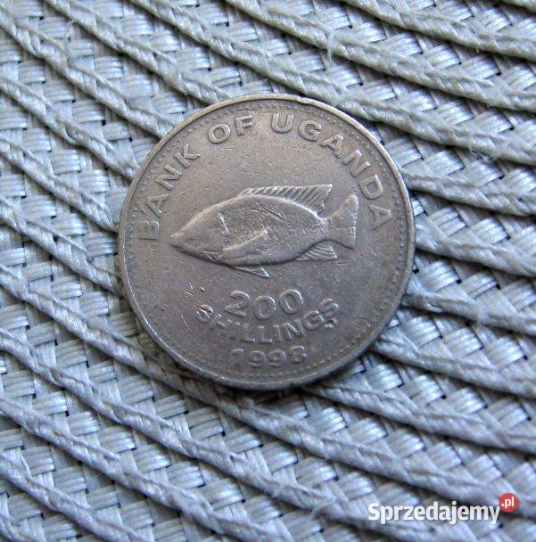 Uganda 200 Szyling 1998r wielkopolskie Kalisz
