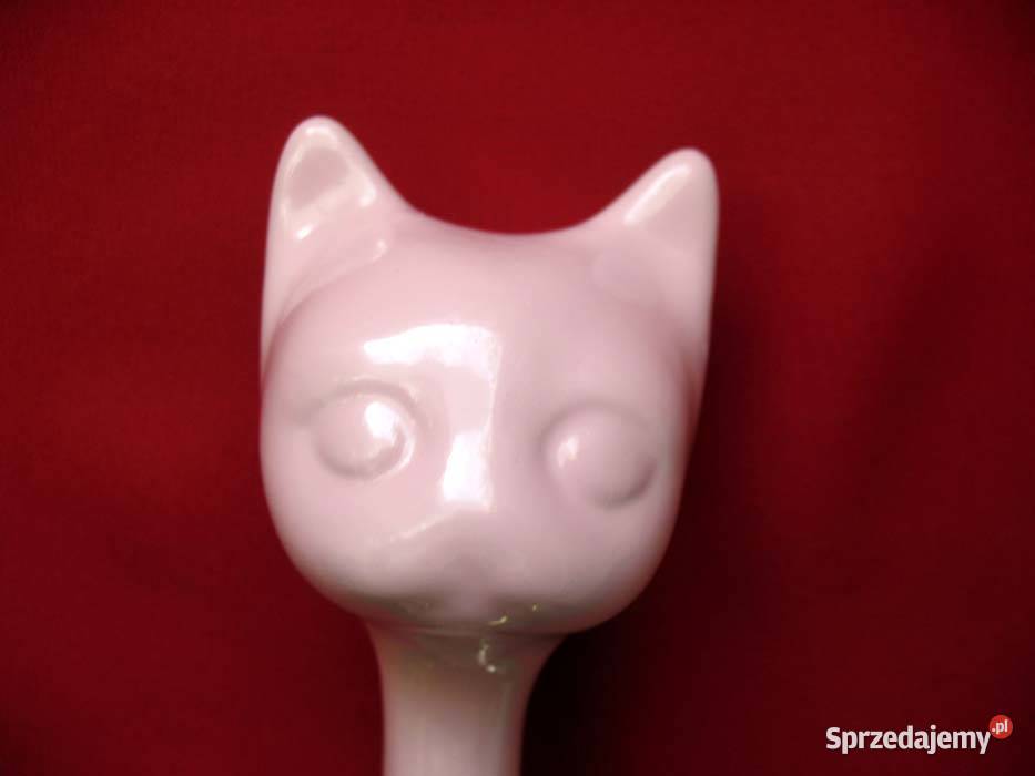Kot Powabna koteczka różowa figurka porcelana 28 Siedlce sprzedam