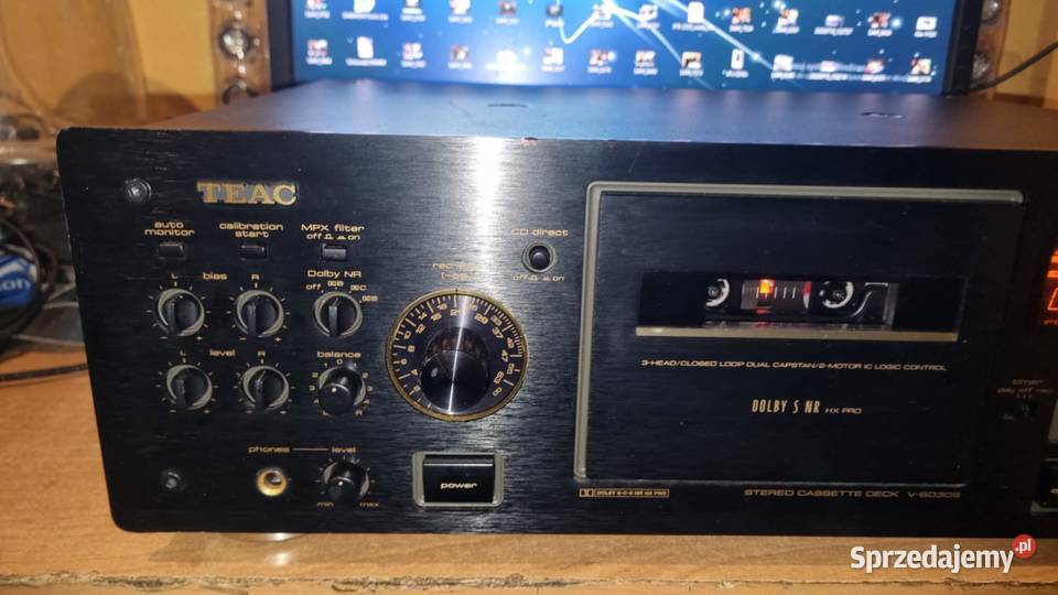 Najwyższej klasy magnetofon TEAC V6030S Dolby B Magnetofony Warta