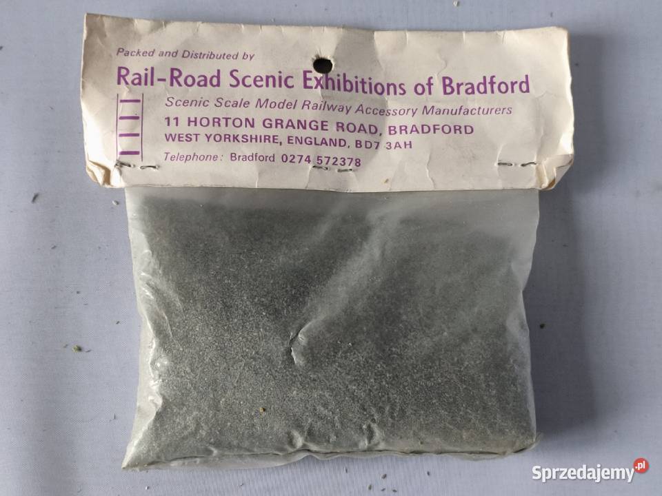 Posypka do makiet UK szary granit