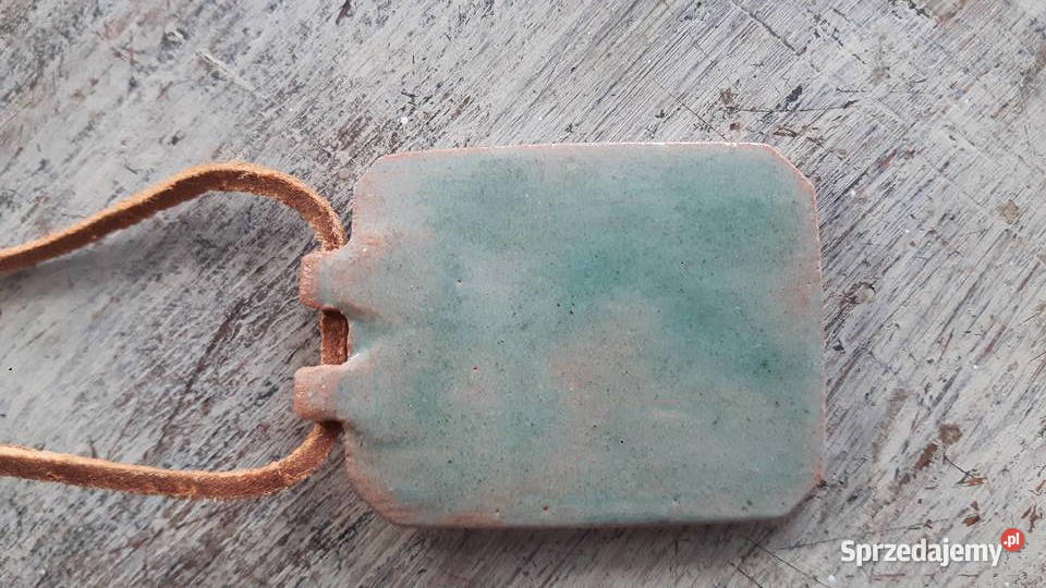 Naszyjnik ceramiczny ręcznie wykonany Otwock