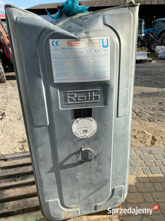 Zbiornik na olej opałowy dwupłaszczowy ROTH DWT Motoryzacja kujawsko-pomorskie Ruda sprzedam