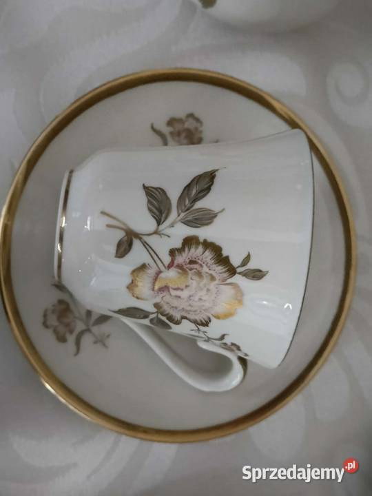 Porcelanowy serwis kawowy ALKA Kunst Alboth