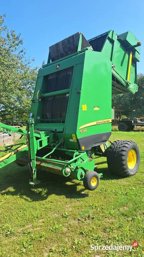 Prasa John Deere 592 siatka niski przebieg John Deere Rolnictwo