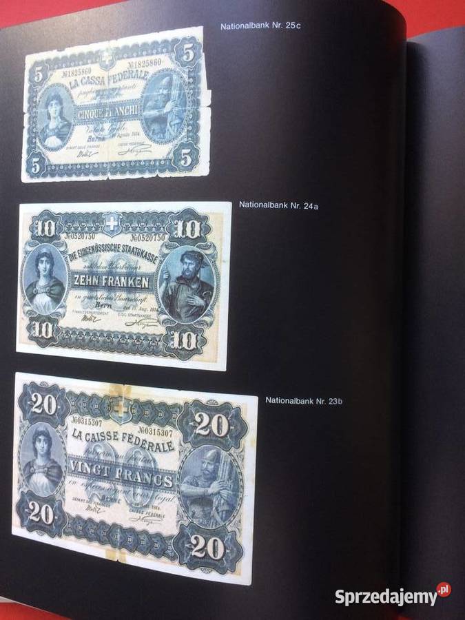 2852 Szwajcarskie Monety I Banknoty