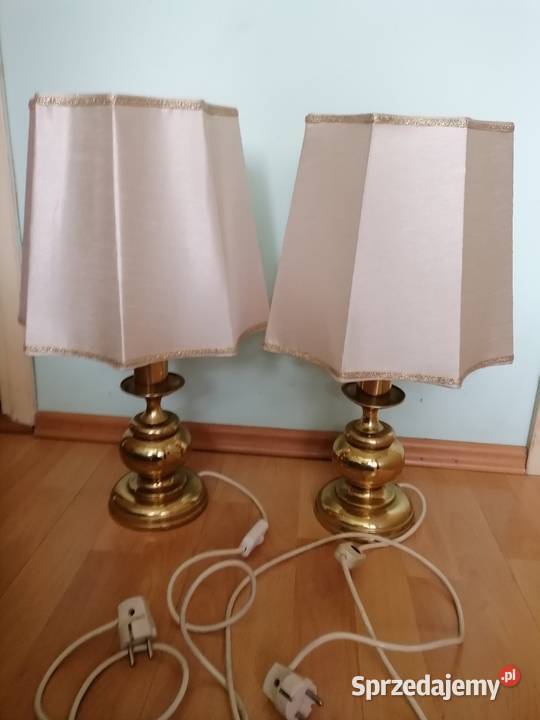 Lampa mosiężna gabinetowa z łat 60 tych Art deco Kraków