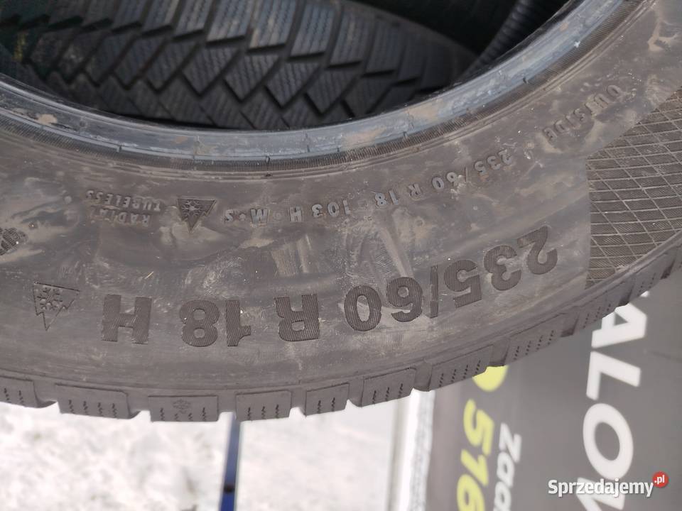 A346 Opony uzywane Zimowe 2356018 Continental Bąków sprzedam