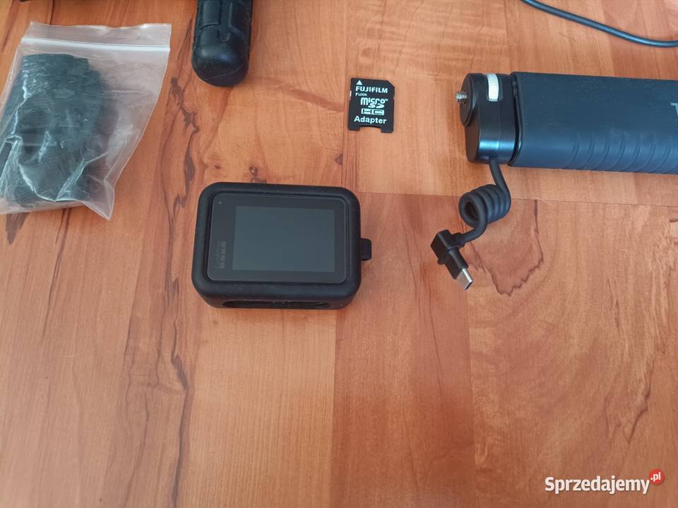 GoPro Hero 8 Black dużo dodatków Fotografia i Optyka Golina