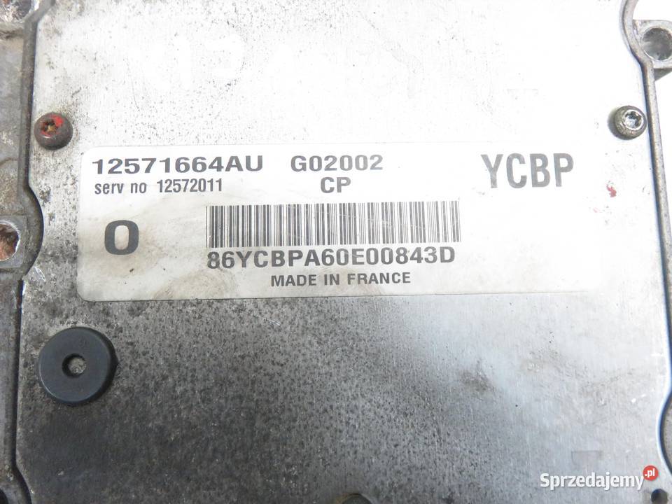 STEROWNIK OPEL VECTRA C 22 16V 12571664AU